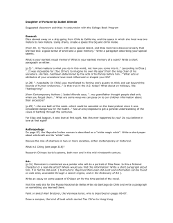 Daughter of Fortune by Isabel Allende Suggested classroom