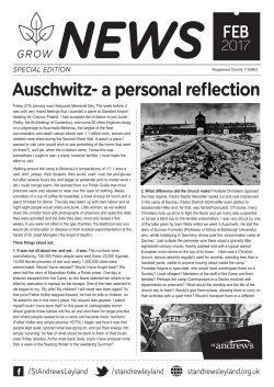 Auschwitz- a personal reflection