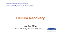 Helium Recovery