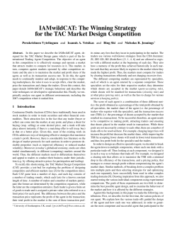 IAMwildCAT: The Winning Strategy for the TAC Market Design