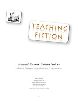 Advanced Placement Summer Institute