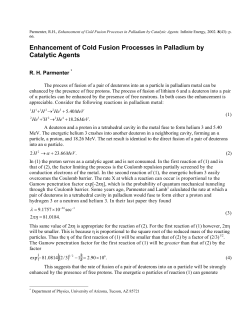 Parmenter, R - LENR-CANR
