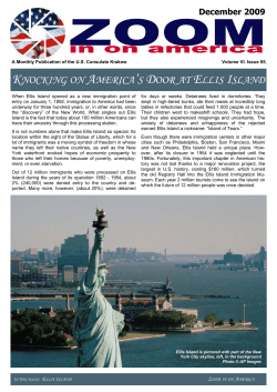 KNOCKING ON AMERICA`S DOOR AT ELLIS ISLAND