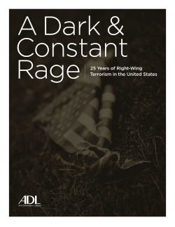 Rage 25 Years of Right-Wing Terrorism in the United States