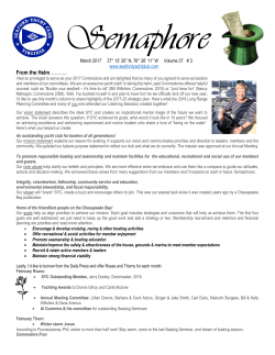 March Semaphore - Seaford Yacht Club