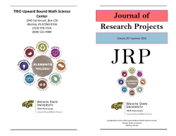 2016 Research Journal - Wichita State University