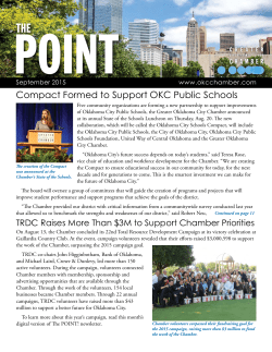 Compact Formed to Support OKC Public Schools