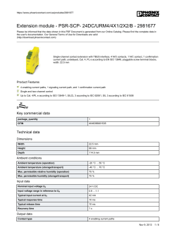 Extension module - PSR-SCP- 24DC/URM4/4X1/2X2/B