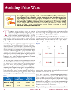Avoiding_Price_Wars - Professional Pricing Society