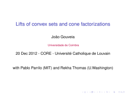 Lifts of convex sets and cone factorizations