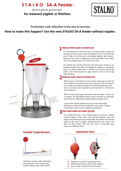 STALKO SA-A feeder (Stand Alone Automatic)