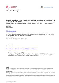 Insertion Chemistry of Cp*2Y(2-pyridyl)