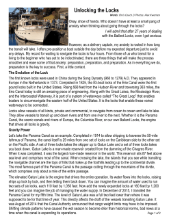 Ballard Locks&ndash;Unlocking the Locks