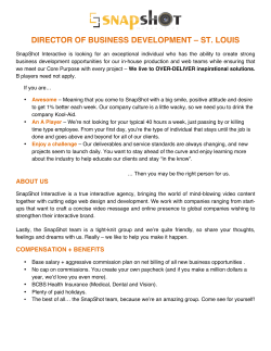 director of business development &ndash; st. louis