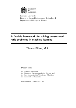 A flexible framework for solving constrained ratio problems