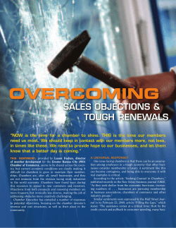 OVERCOMING - Association of Chamber of Commerce Executives