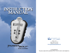 INSTRUCTION MANUAL