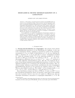 January, 2008 version - Stanford Math