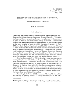 May 1965 - Oregon Department of Geology and Mineral Industries