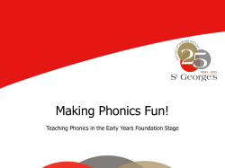 Making Phonics Fun!