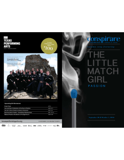 Autumn Song, featuring David Lang`s The Little Match Girl Passion