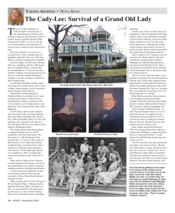 The Cady-Lee: Survival of a Grand Old Lady