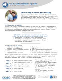 Help a Smoker Stop Smoking