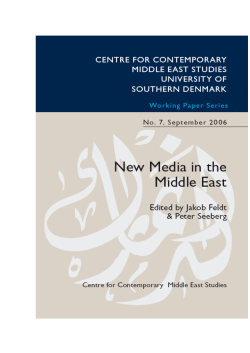New Media in the Middle East