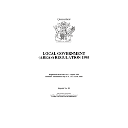 local government (areas) regulation 1995