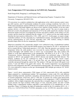 Low-Temperature CO Conversion on 1wt%Pt/CeO2 Nanocubes