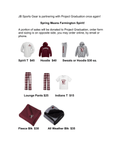 JB Sports Gear is partnering with Project Graduation once again