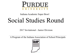 Jr Invitational Social Studies (1 per page)