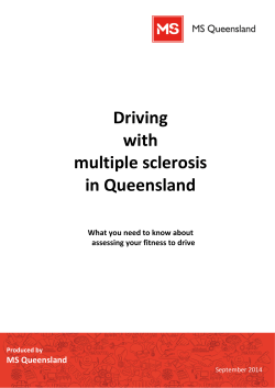 Driving with MS
