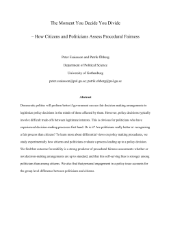 The Moment You Decide You Divide &ndash; How Citizens