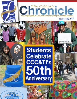 May 2005 Chronicle - Caldwell Community College