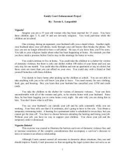 Family Court Enhancement Project - Minnesota State Bar Association