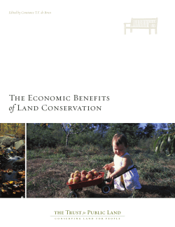 The Economic Benefits of Land Conservation