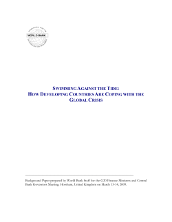 Swimming Against the Tide: How Developing Countries are Coping