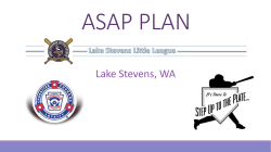 ASAP PLAN - Lake Stevens Little League