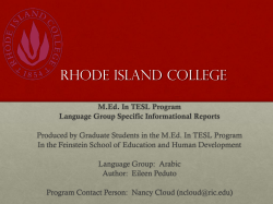 Arabic - RITELL