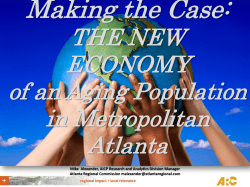 The New Economy of an Aging Population in Metro Atlanta