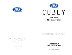 Stand Manual - JBJ Lighting