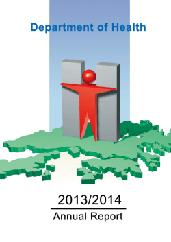 Department of Health 2013/2014 Annual Report