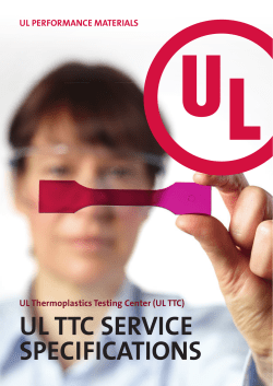 the free UL TTC Specifications