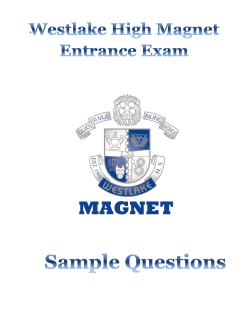 Entrance Exam Sample Questions