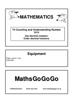 Concepts - MathsGoGoGo