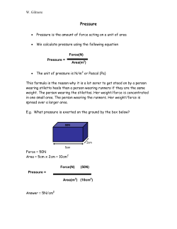 Pressure - Scoilnet