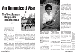The West Papuan Struggle for Independence