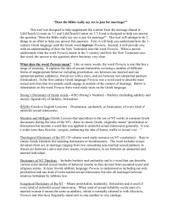 Does the Bible really say sex is just for marriage?