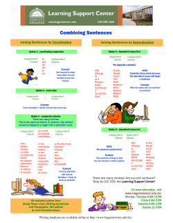Sentence Combining (pdf 352.31 kb)